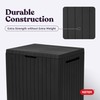 Keter City 30 Gallon Resin Outdoor Storage Box and Patio