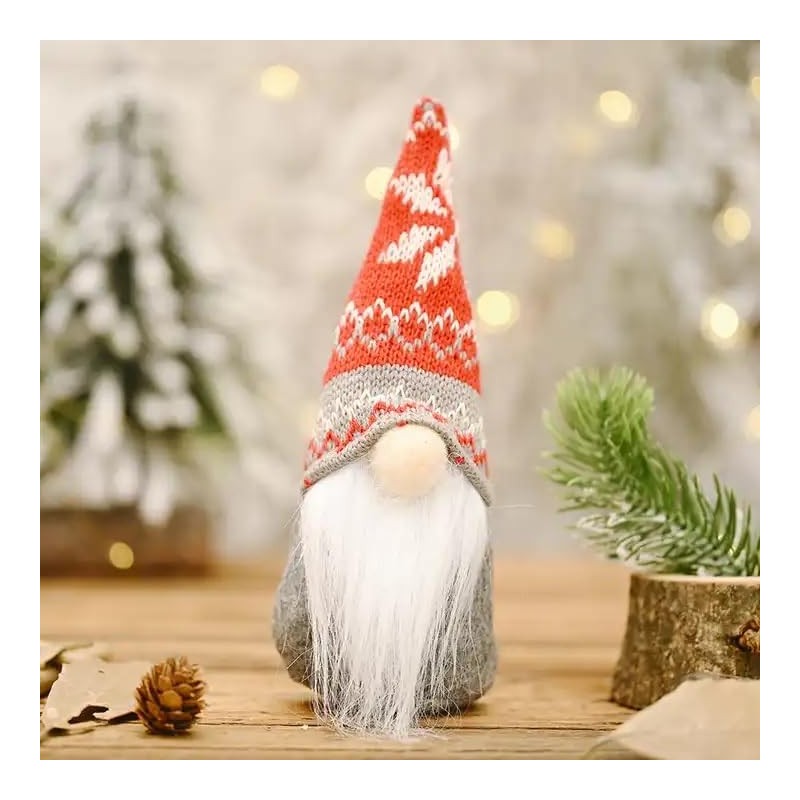 Captor Christmas gnome 19 cm, set of 3 pieces, plush
