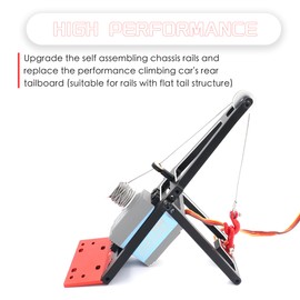 HOPLEX RC Winch Double Stent Rescue Set Truck Tow Crane Arm Wrecker Kit with RC Servo Winch for 1/10 RC Crawler and Trailer SCX10 TRX4 Capra LCG Chassis DIY Build Updates