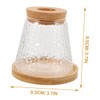 Abaodam 2Pcs Hydroponic Glass Plant Propagation Jars with Stand Lid