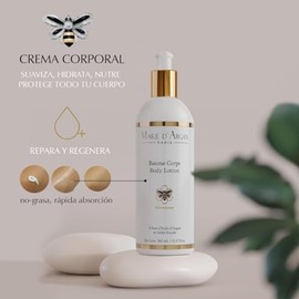 Trío Hidratante: Crema Día y Noche con Oro 24K + Loción Corporal Antiedad con Vitamina E, Péptidos y Escualeno Vegetal | Hidratación Lujo para Piel Firme y Radiante | Marie D’Argan