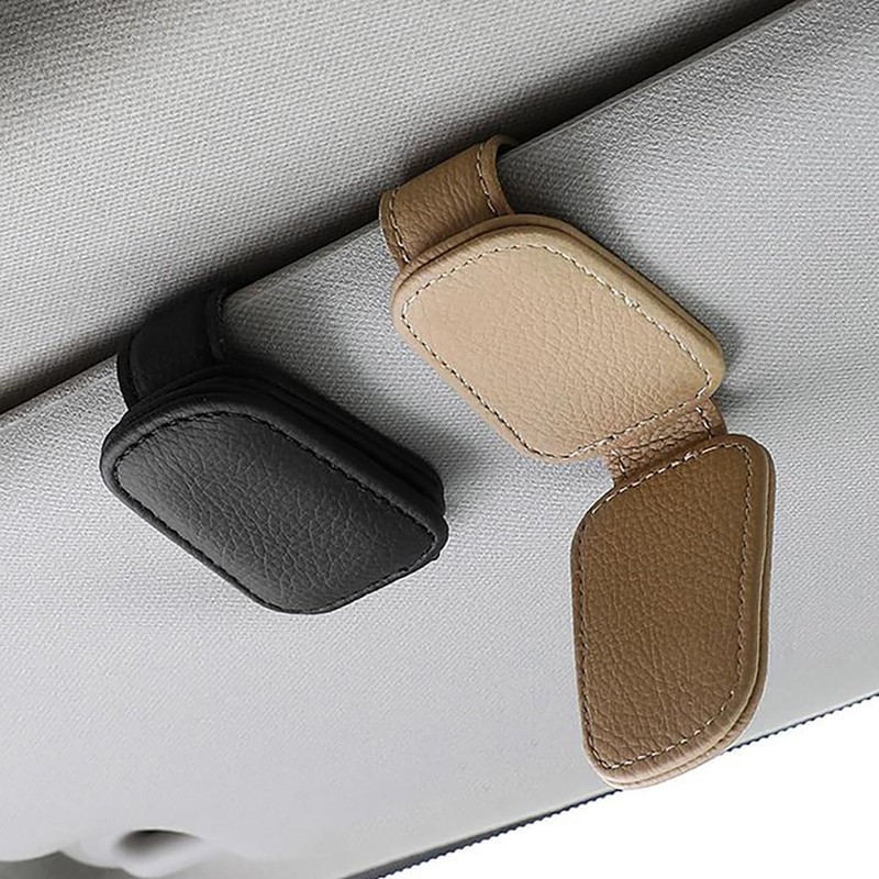 LUYING Car Storage, Sunglasses Holder, Car Eyeglass Holder, Protects Glasses,