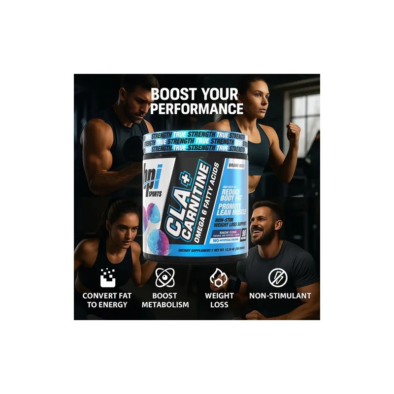 Bpi Sports Clacarnitine Snow Cone 50 Porciones Sin Cafeína