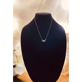 Sterling Xmas Gift Women’s Necklace Jewelry 925 Sterling Silver CZ Diamond Heart Infinity