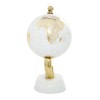 Deco 79 Aluminum Globe with Marble Base, 5" x 5"