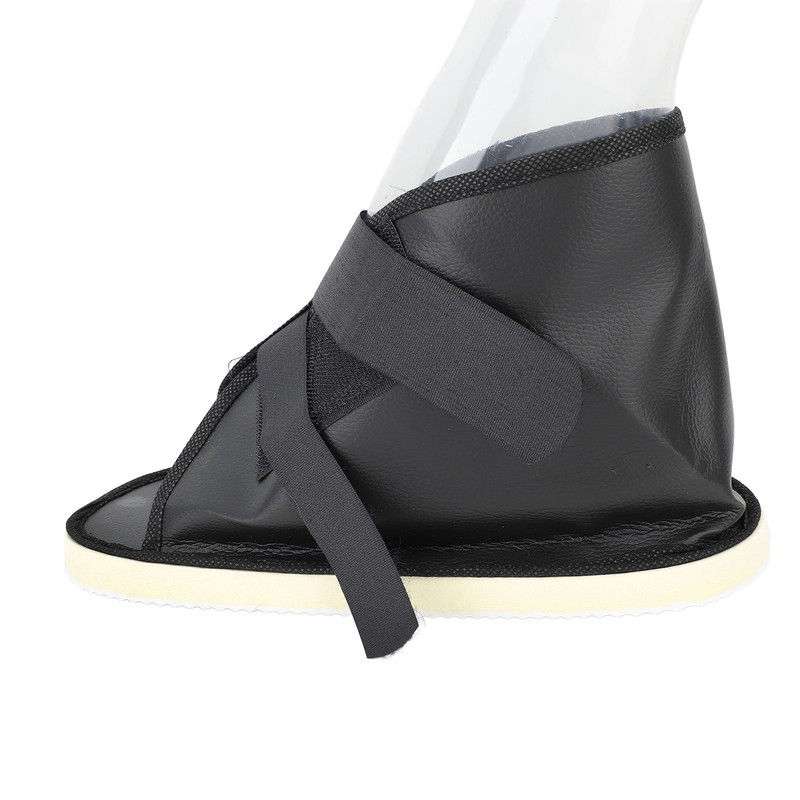 Cast Shoe Open Toe Adjustable Stable Faux Leather Walking Cast