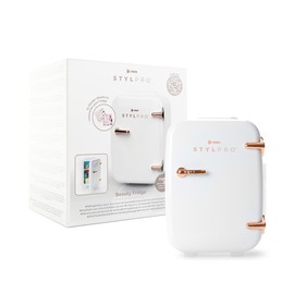 STYLPRO 4L Beauty Kühlschrank Rosegold – Kosmetik Mini Kühlschrank für Gesichtspflege, Cremes, Seren, Masken & Nagellack – Warm- und Kaltfunktion, Leise & Kompakt, Ideal für Schminktisch & Reise