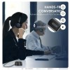 Mopchnic Bluetooth Headset, Wireless W/ USB Dongle AI Noise Canceling