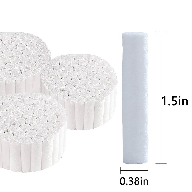 Premium Dental Cotton Rolls #2 Medium 1.5" x 3/8" Extra
