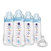 MAM Easy Active Anti-Colic Baby Bottle 11 oz, Fast Flow,