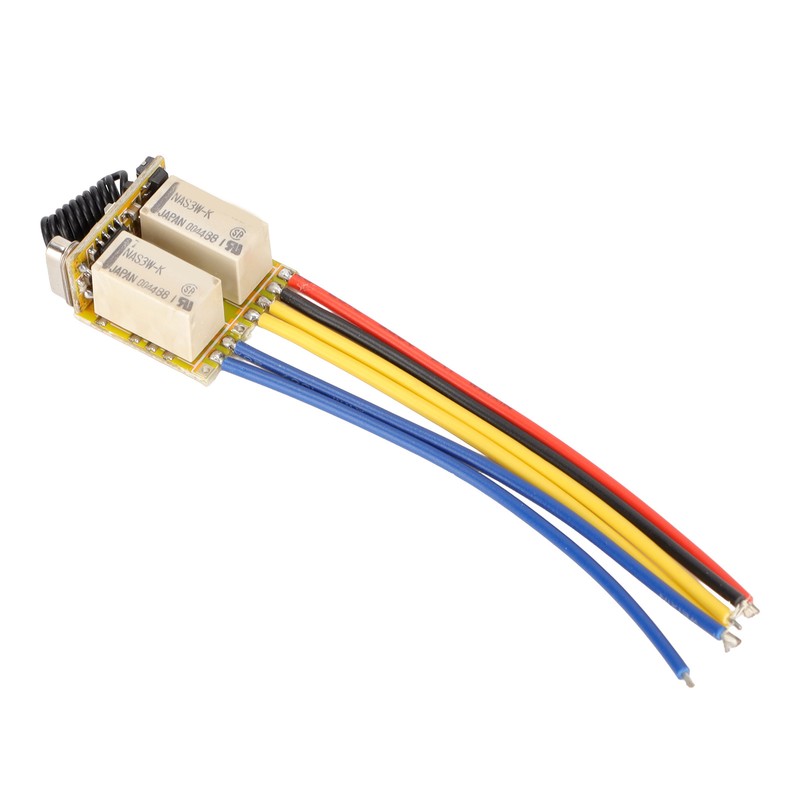 Mini RF 2CH Relay Switch 433MHz DC3.7‑12V Wireless Relay Transmitter