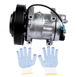 20721587 A/C Compressor Replacement for Volvo VNL/VNM/VAH/VHD 2008 2009 2010 2011 2012 2013 2014 2015 2016#Replace 4326 4326U 206RD52M 206RD53M 206RD53MF A/C Air Compressor