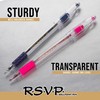 Pentel RSVP Ballpoint Pen, (1.0mm), Medium Line, Black Ink, 12