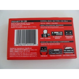 Maxell - Maxell UR 120 (Cassette Normal BIAS)