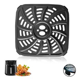 ALJ 4QT Air Fryer Grill Pan for Gourmia GAF414 Digital Air Fryers, Upgraded Nonstick Air Fryer Grill Plate Crisper Plate Tray Rack Insert Grate Grid Shelf for Gourmia 4QT Air Fryer, Dishwasher Safe