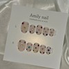 Cutie Gemstone [Handmade Nail Tips] Emily Nail - Coffin /