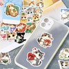 Kabwea 50 Piece Decorative Stickers with Kittens of Various Breeds,