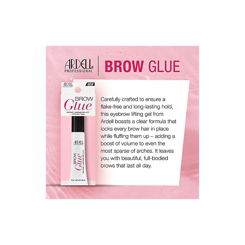 Ardell Brow Glue for Thicker, Fuller Looking Brows, Cruelty Free,