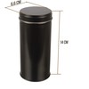 Dosenritter 4 x Narrow Tea Canisters with Aroma Protection Lid,