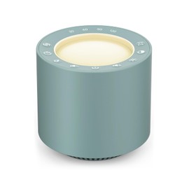 Máquina de sonido para dormir: máquina de terapia de luz roja con ruido blanco y 38 sonidos relajantes, función de memoria, luz nocturna regulable con temporizador para bebés y adultos (pizar