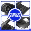 GearUp Fog Light Cover Driver and Passenger Side for WRX/WRX