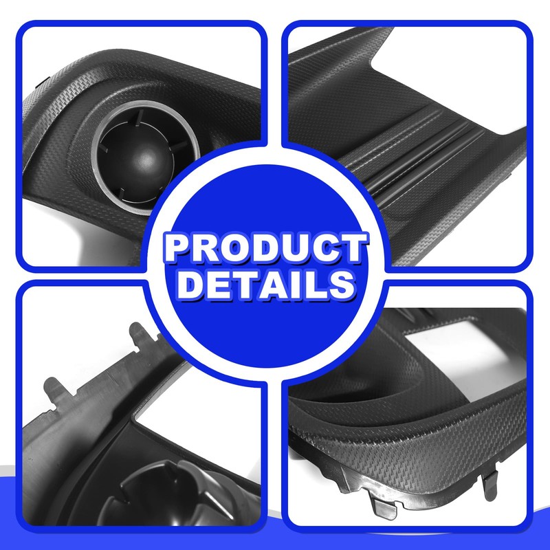 GearUp Fog Light Cover Driver and Passenger Side for WRX/WRX