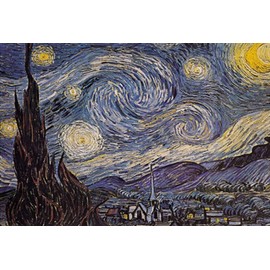 CHAMBERART 1000 Piece Premium Jigsaw Puzzle Starry Night A-1074
