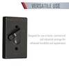 TayMac TC100Z Weatherproof Toggle Cover, 1-Gang, Vertical Device Mount, Bronze