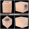 NUOBESTY Solid Wooden Round Furniture Leg Risers Blank Wood Lifters