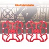 Bike Pedal Adaptor 1 Pair Aluminium Alloy Bike Bicycle Clipless