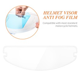 Universal Anti Fog Film for Motorcycle Helmet Visor,Helmet Face Shield Anti Fog Visor Insert,Fog Prevention Visor Lens on Cold Mornings and Rainy Days,Clear Vision Safer Rides,Simple but Effective