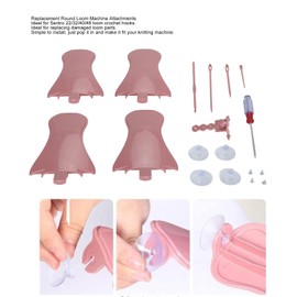 Knitting Machine Accessories Kit for Sentro 22/32/40/48, Knitting Machines Adapter Set, DIY Knitting Machine Accessories for Daily Knitting Needs