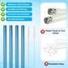 Lyreh 4pcs Straw Replacement for Owala Water Bottle 24oz/32oz, Stainless