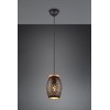 Reality Leuchten Bidar R31571080 Pendant Light Metal Black Matte /