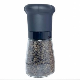 Salt And Pepper Shakers - Glass and Ceramic Design - Keep Spices Fresh and Dry with Adjustable Coarseness - Easy to Handle Salt Grinder