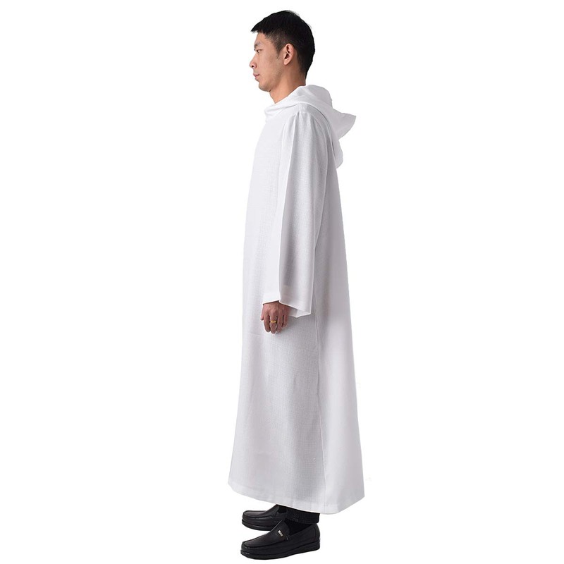 BLESSUME Priest Clergy Alb Pleats Front Wrap Alb Vestments with