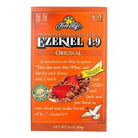 Food For Life Baking Co. Cereal - Organic - Ezekiel 4-9 - Sprouted Whole Grain - Original - 16 oz - case of 6
