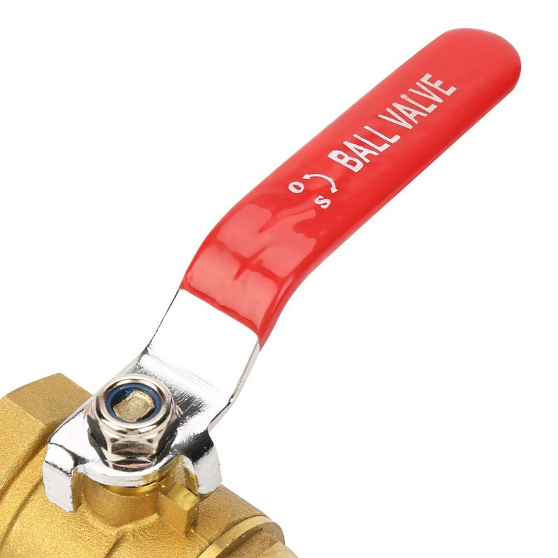 Brass Ball Valve 1" BSP DN25 Level Handle Male and