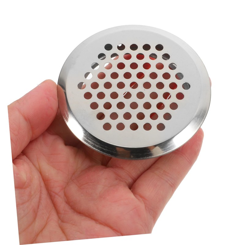 Mipcase 20pcs Stainless Steel Round Vent Covers for Shoe Cabinets