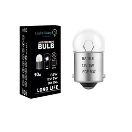 Light Galaxy ... Ihr Lichtlieferant 10x BA15s R5W Premium 12V 5W Globe Ball Lamp