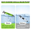 Manual Bilge Pump for Boats Kayak Canoe - Portable Siphon