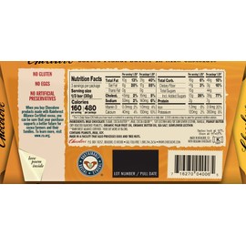 Chocolove Filled Salted Peanut Butter in Milk Chocolate, 33% Cacao | Non GMO, Rainforest Alliance Certified Cacao | 3.2oz Bar | 10 Pack