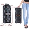 3000W Portable Bluetooth Speaker Sub Woofer Heavy Bass Party Sound