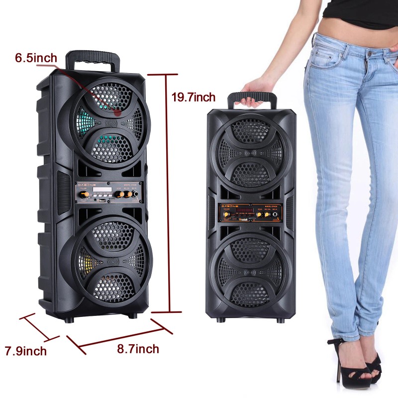 3000W Portable Bluetooth Speaker Sub Woofer Heavy Bass Party Sound