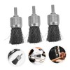 TEHAUX 5pcs Drill Wire Brush Durable Abrasive Wheel Brushes for