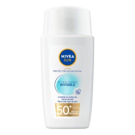 Protector Solar Facial NIVEA SUN Fluido Diario Invisible + Antioxidantes Fps50+ 40Ml