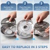 Singhoow 4 Pack Electric Stove Burner Drip Pan 2 x