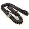 kenable Telephone Handset Coiled RJ10 Plug to RJ10 Plug Cable