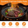 FoldTier 2 Sets Cast Iron Skillet Set 10.63'' x 6.89''