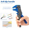 AwObEpl High Carbon Steel Wire Stripper Tool - Adjustable Quick